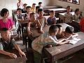 School near That luang temple