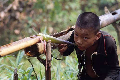 Lifestyle of the Akha people /Lebensstil der Akha